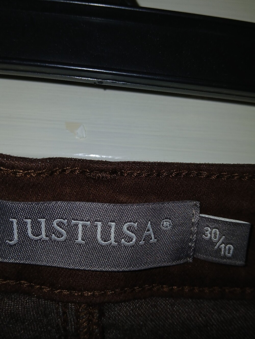 Just USA Espresso Brown Skinny Jeans size 30/10 - Picture 7 of 8